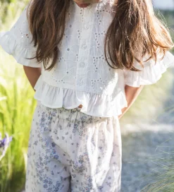 That's Mine Skjorte - Ibbi - Brilliant White m. Hulmønster