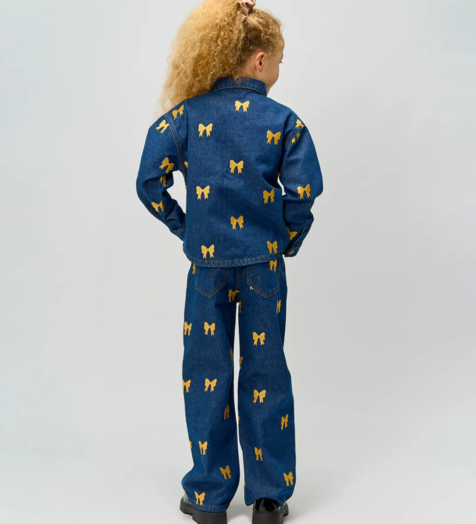 The New Denimjakke - TnRaquel - Medium Blue Denim AOP