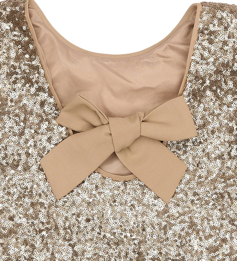 The New Kjole - TnRupa - Guld m. Palietter