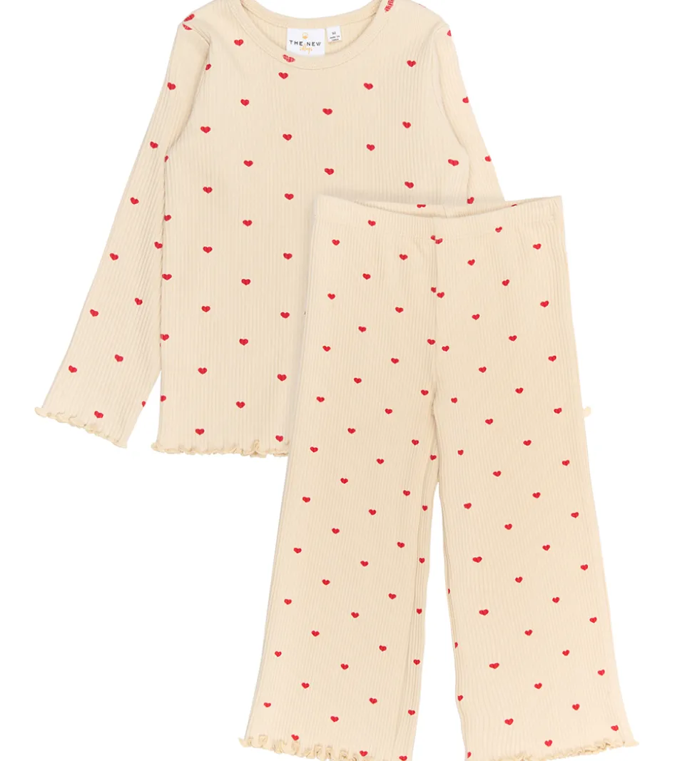 The New Nattøj - Rib - TnstHoliday - Gardenia Aop