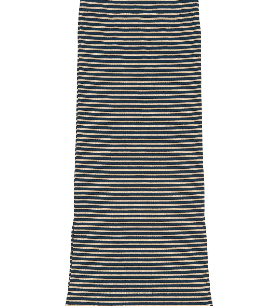 The New Nederdel - Rib - TnPriscilla - Navy Blazer Striped m. Gl