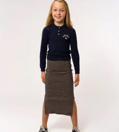 The New Nederdel - Rib - TnPriscilla - Navy Blazer Striped m. Gl