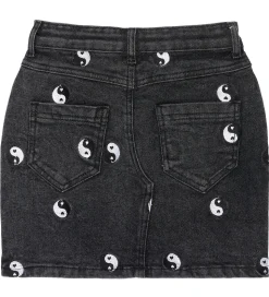 The New Nederdel - TnLykke - Black Denim Wash