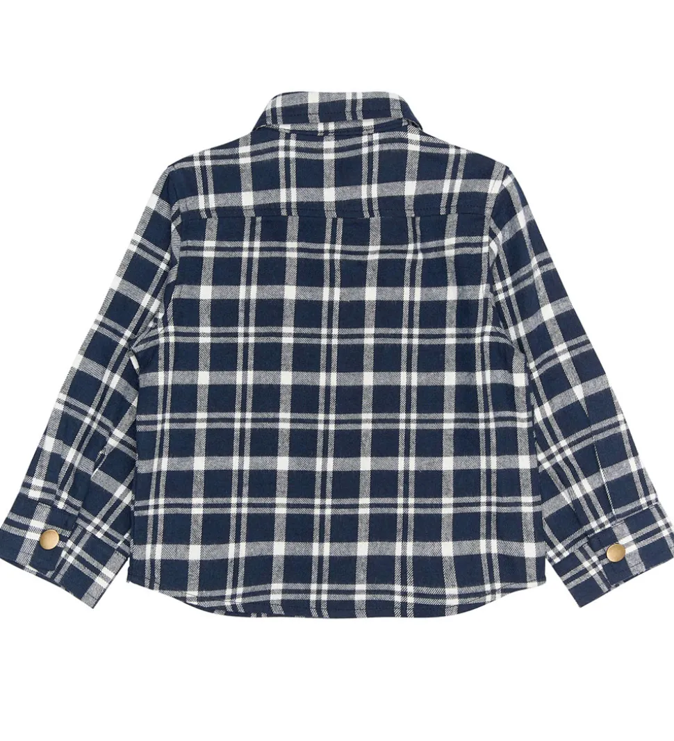 The New Siblings Skjorte - TnstRiggs - Flannel - Navy Blazer Che