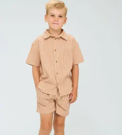 The New Skjorte - TnOllie - Indian Tan Striped