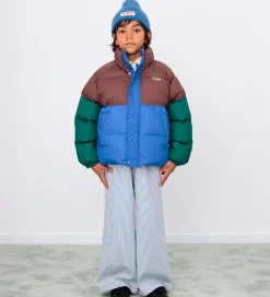 Tiny Cottons Dynejakke - Color Block - Mørkeblå