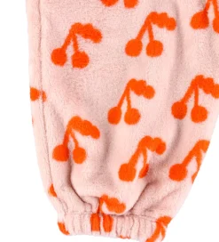 Tiny Cottons Fleecebukser - Cherries - Wild Rose