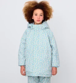 Tiny Cottons Vinterjakke - Cherries - Warm Grey