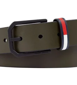 Tommy Hilfiger Bælte - 3,5 cm - Dark Olive