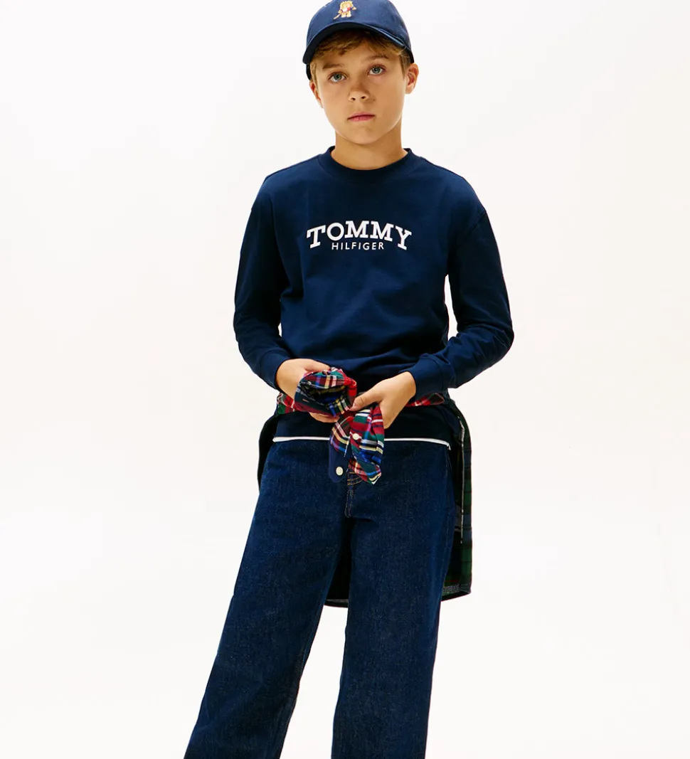 Tommy Hilfiger Bluse - Monotype - Dark Night Navy