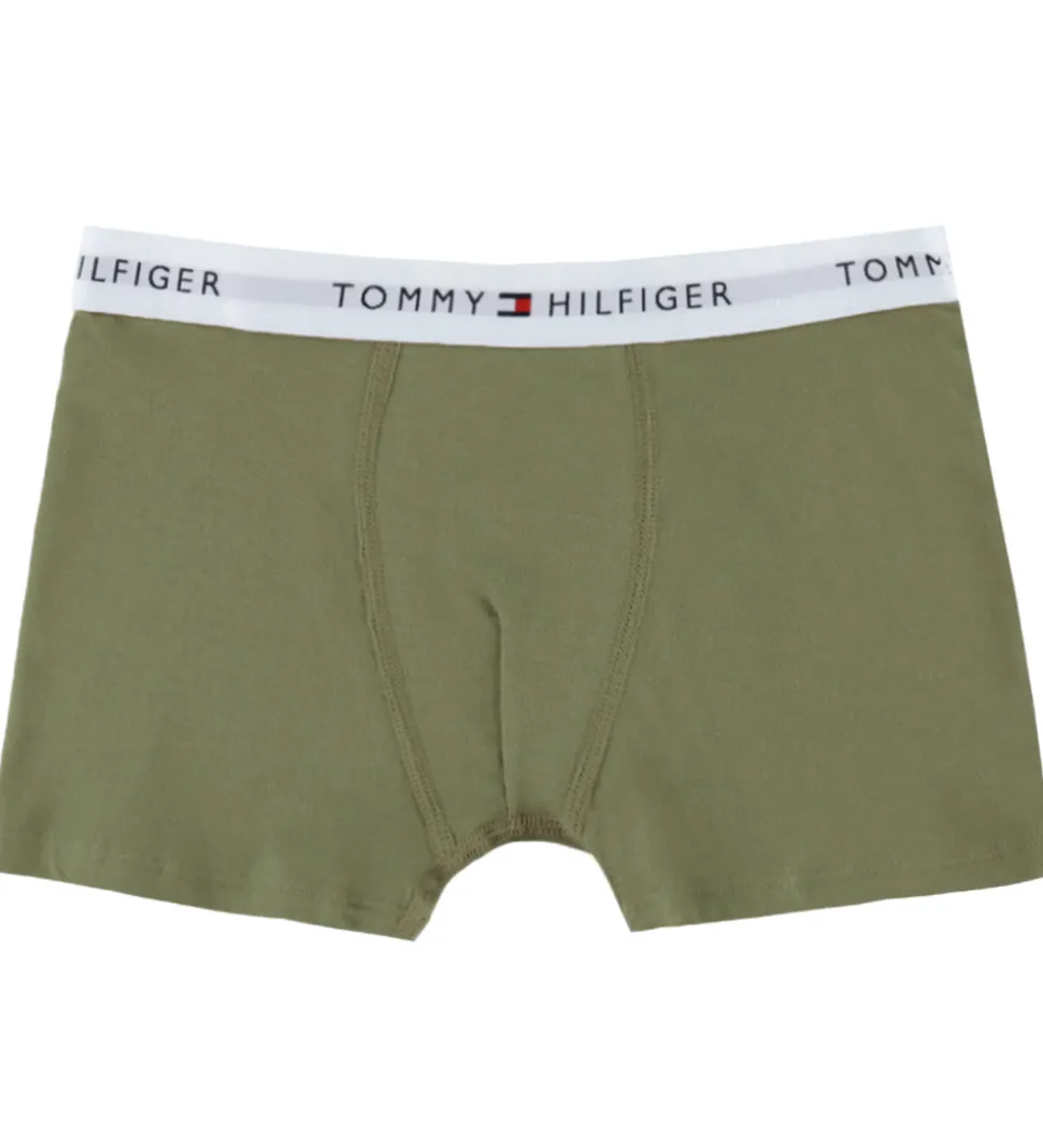 Tommy Hilfiger Boxershorts - 3-pak - Brisk Blue/Utility Sage/Des
