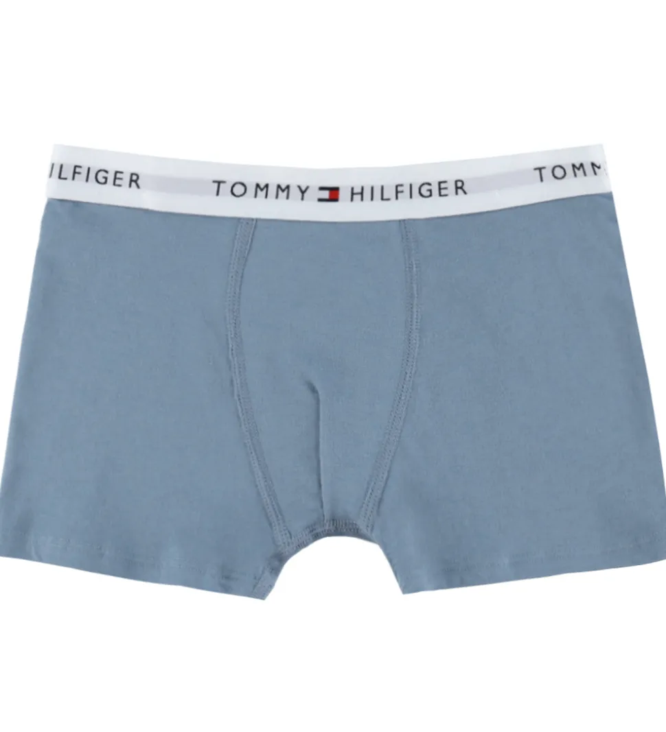 Tommy Hilfiger Boxershorts - 3-pak - Brisk Blue/Utility Sage/Des