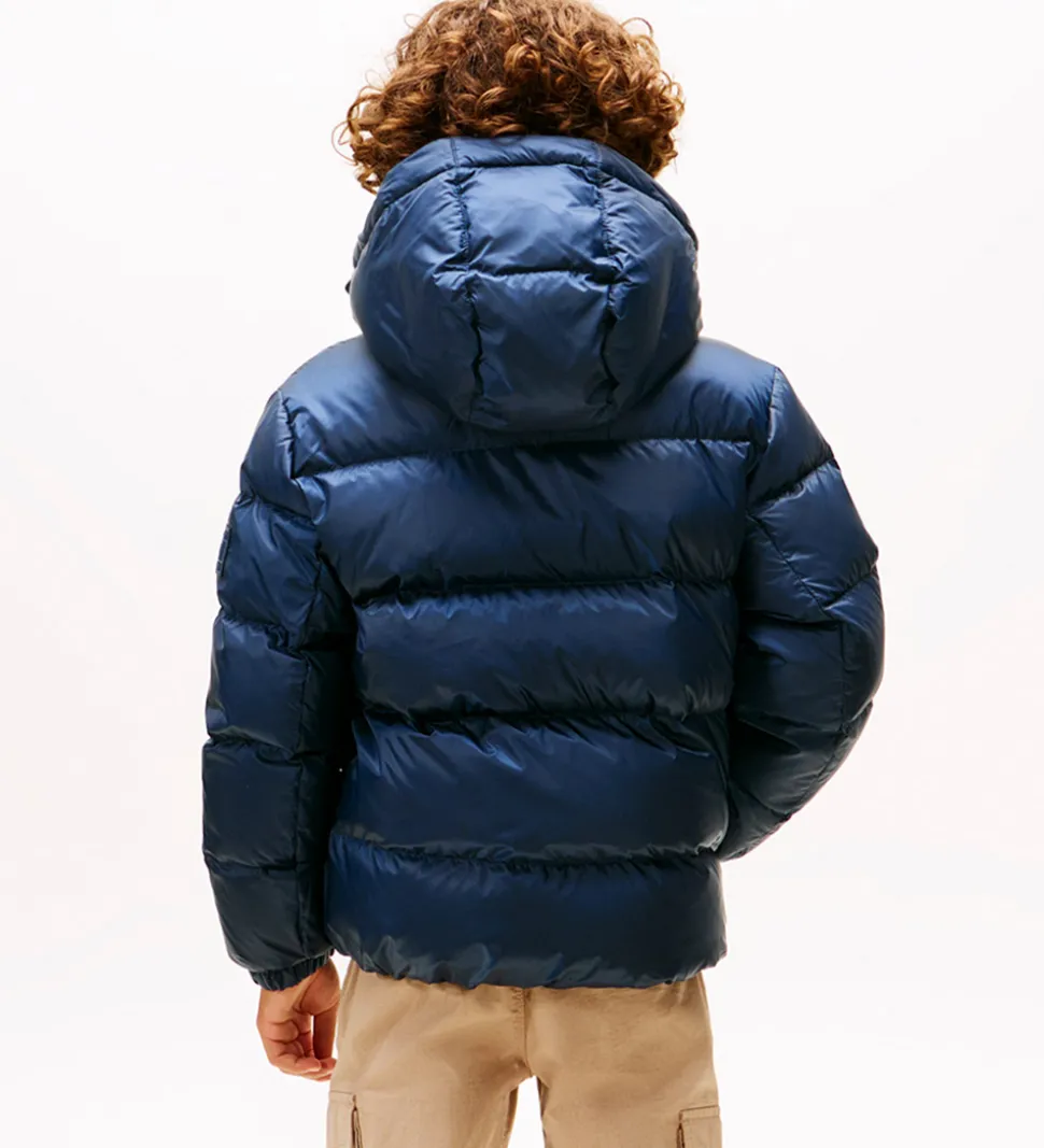 Tommy Hilfiger Dunjakke - Essential Down - Dark Night Navy