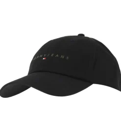 Tommy Hilfiger Kasket - Linear Logo - Sort
