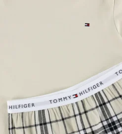 Tommy Hilfiger Nattøj - Newsprint/Tartan Newsprint