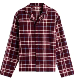 Tommy Hilfiger Nattøj - Straight - Tartan Reiker Burgundyred