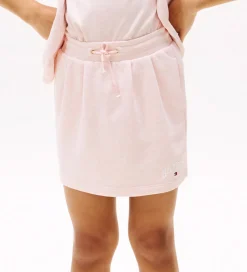 Tommy Hilfiger Nederdel - Pleat Terry - Coral Ice Heather