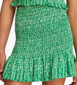 Tommy Hilfiger Nederdel - Printed Smock - Radiant Green