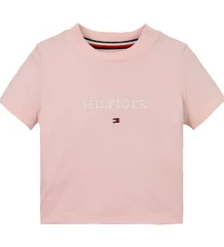 Tommy Hilfiger Shortssæt - Monotype - Precious Pink
