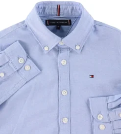 Tommy Hilfiger Skjorte - Stretch Oxford - Calm Blue