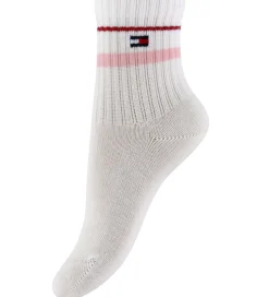 Tommy Hilfiger Strømper - 2-pak - Rosa/Hvid