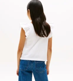 Tommy Hilfiger Top - Ruffle - Hvid