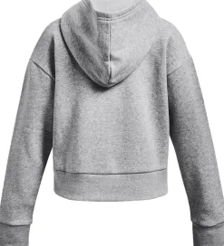 Under Armour Hættetrøje - Cropped - Rival - Pitch Gray