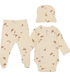 VACVAC Gaveæske - Bukser m. Fødder/Hue/Body l/æ - Rib - Croissan