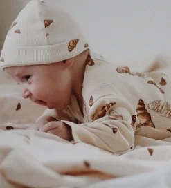 VACVAC Gaveæske - Bukser m. Fødder/Hue/Body l/æ - Rib - Croissan