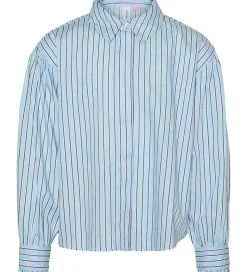 Vero Moda Girl Skjorte - VmPinnys - Airy Blue/New Pinny