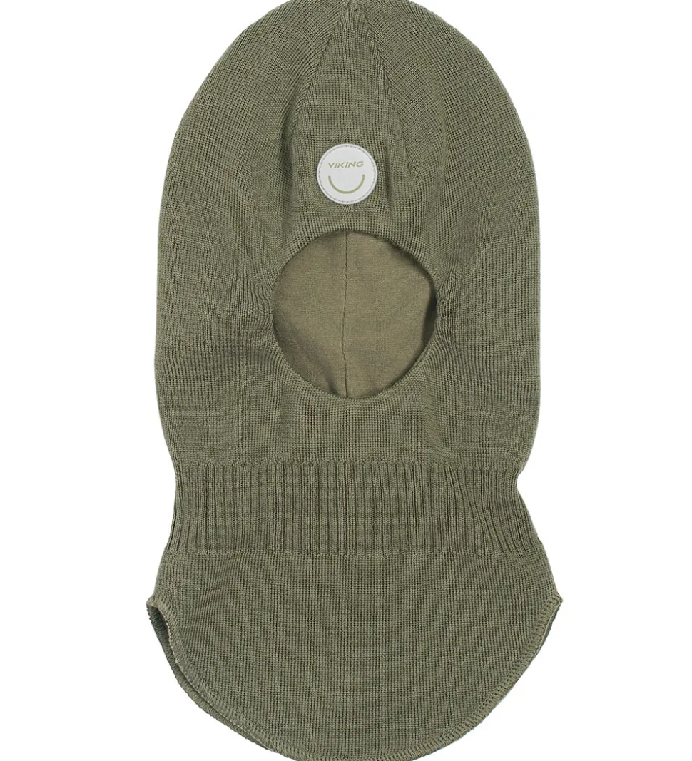 Viking Elefanthue - Uld/Bomuld - 2-lags - Olive