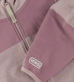 Voksi Fleecejakke - Uld - Soft Grape