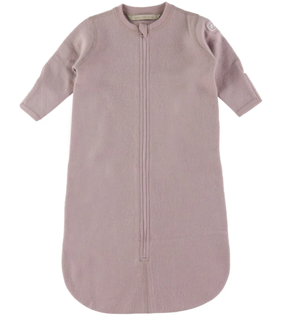 Voksi Sovepose m. Ærmer - Uld - Soft Grape