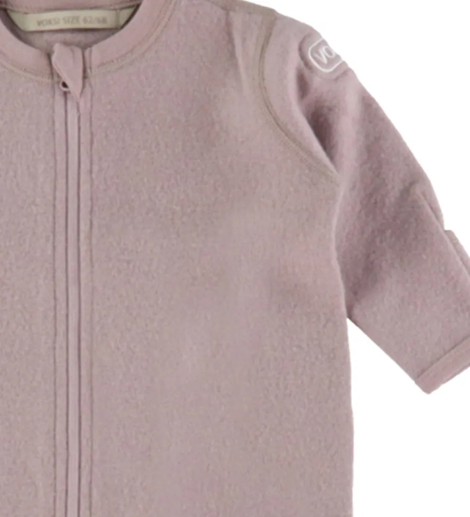 Voksi Sovepose m. Ærmer - Uld - Soft Grape