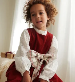 Wheat Bælte m. Sløjfe - Sonja - Eggshell Check