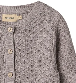 Wheat Cardigan - Strik - Magnella - Dusty Purple