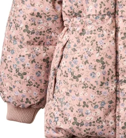 Wheat Dynejakke - Eli - Rose Powder Flowers