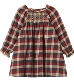 Wheat Kjole - Bella - Red Blue Check