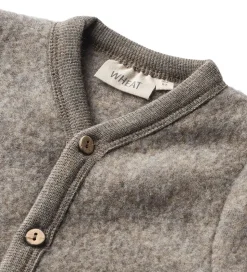 Wheat Køredragt - Uldfleece - Levi - Brown Melange