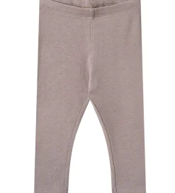 Wheat Leggings - Rib - Bomuld/Modal - Maddy - Dusty Purple