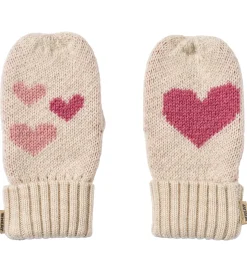 Wheat Luffer - Uld - Jacquard - Towsi - Offwhite Melange m. Hjer