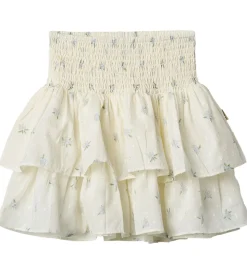 Wheat Nederdel - Hilary - Blue Flowers