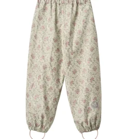 Wheat Regnbukser - PU - Olo - Slightly Green Flowers