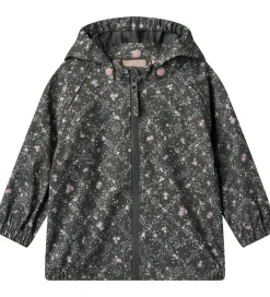 Wheat Regnjakke - PU - Chardy - Forest Lake Checked Flowers