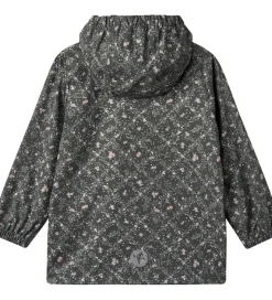 Wheat Regnjakke - PU - Ollo - Forest Lake Checked Flowers