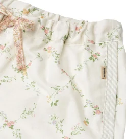 Wheat Shorts - Inger - Ivory Checked Flowers