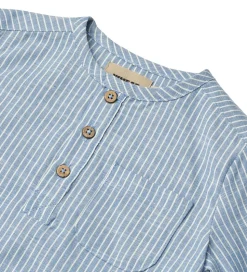 Wheat Skjorte - Bjørk - Blue Stripe