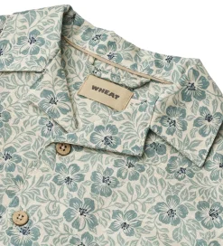 Wheat Skjorte k/æ - Anker - Aqua Hawaii Flowers