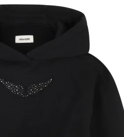 Zadig & Voltaire Hættetrøje - Sort m. Nitter